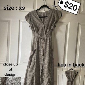 Flutter Sleeve Dress